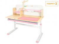 ErgoKids Детский стол Ergokids Bravo Max Maple/Pink (арт. TH-360 Max MG/PN)