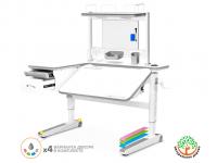 Mealux Детский стол Mealux Woodville Multicolor Energy + BD P-17 W (арт.BD-850 WG/MC Energy+BD P-17 W)
