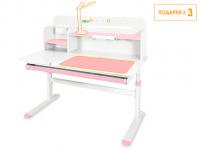 ErgoKids Детский стол Ergokids Bravo Max White/Pink (арт. TH-360 Max WG/PN)