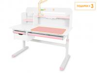 ErgoKids Детский стол Ergokids Bravo Max Plus White/Pink (арт. TH-360 Max Plus WG/PN)