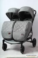 Коляска Luxmom T11 Светло-серая