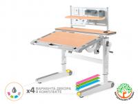ErgoKids Детский стол ErgoKids Ergowood-L Multicolor+ полка BD P-18 MG (арт.BD-810 MG/MC Energy + BD P-18 MG)