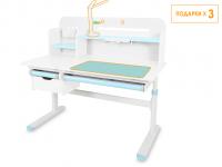 ErgoKids Детский стол Ergokids Bravo Max Plus White/Blue (арт. TH-360 Max Plus WG/BL)