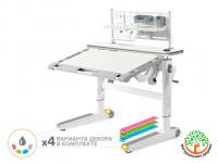 Mealux Детский стол Mealux Ergowood - L Multicolor+ полка BD P-18 TG (арт.BD-810 TG/MC Energy + BD P-18 TG)