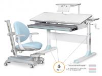 Комплект парта ErgoKids Edmonton Multicolor BL (арт. BD-610 W/MC +  BL + S-50 + Y-508 KBL Plus)
