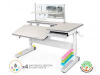 Mealux Детский стол Mealux RichWood Multicolor + полка BD P-18 TG (арт. BD-840 TG/MC + BD P-18 TG)