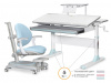 Комплект парта ErgoKids Edmonton Multicolor BL (арт. BD-610 W/MC +  BL + S-50 + Y-508 KBL Plus)