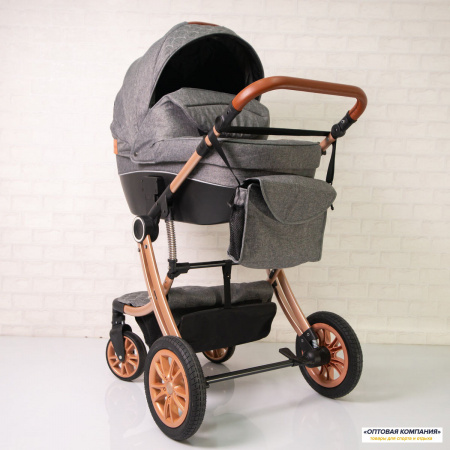 Коляска Luxmom 5856 2в1 Черный