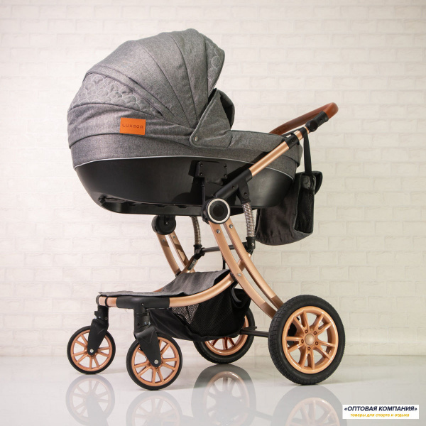 Коляска Luxmom 5856 2в1 Серый