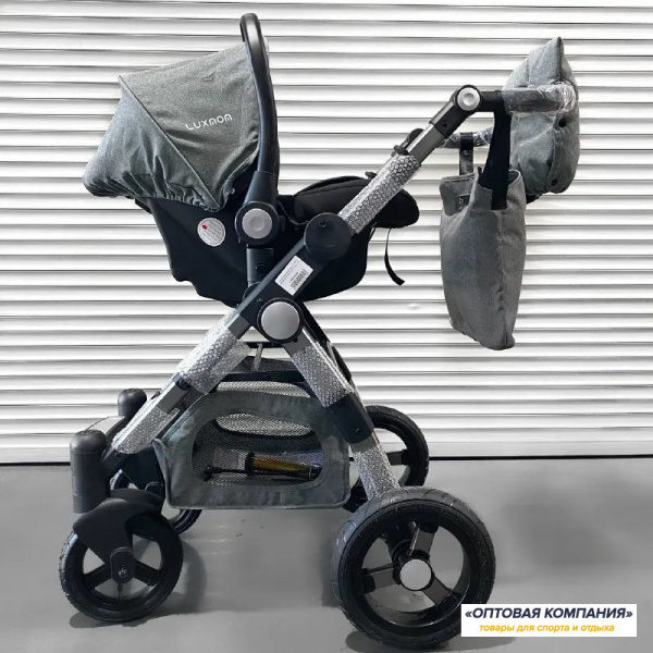 Коляска Luxmom 600G 3в1Серый