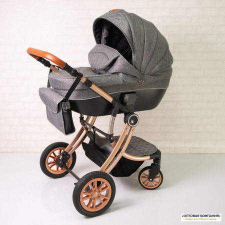 Коляска Luxmom 5856 2в1 Черный