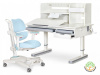 ErgoKids Комплект парта ErgoKids Montreal 2 с полкой KBL (арт. BD-670-2 MC/WG с полкой + Y-609 KBL)