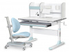 Комплект парта ErgoKids Edmonton Multicolor BL (BD-610 W/MC + BL + Y-508 KBL)